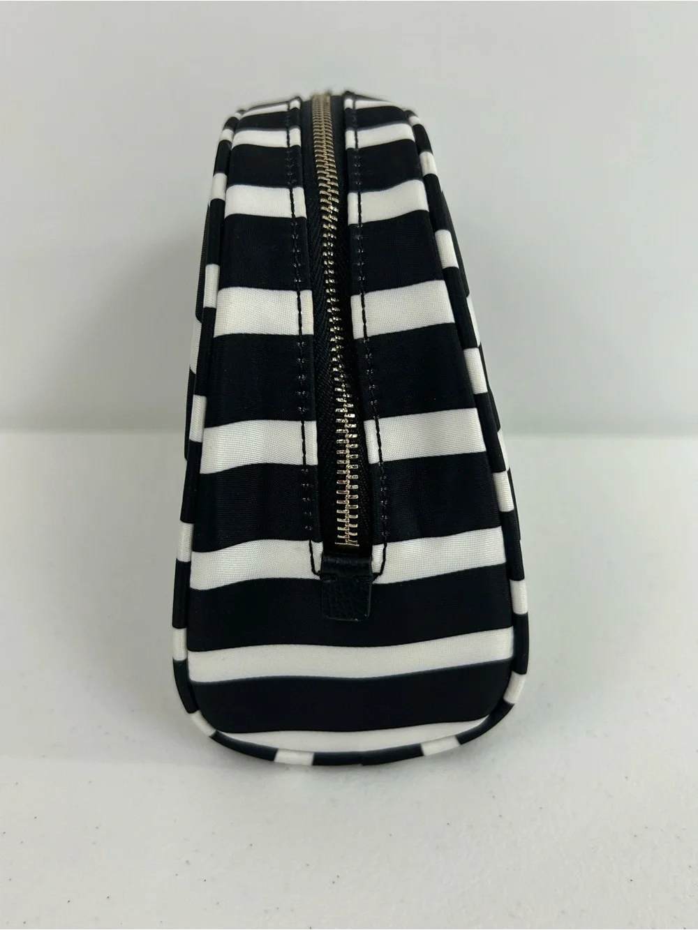 Kate Spade Dome Cosmetic Case Striped Pouch NWOT